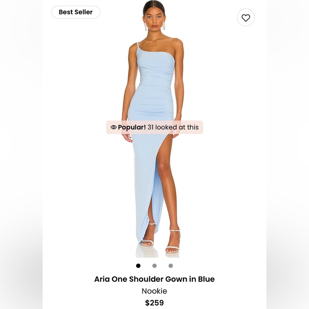 Nookie Aria One Shoulder Gown